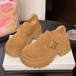 Thick-soled height-enhancing loafers for women 2025 - Image 4