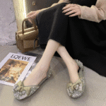 Women's flat shoes with bows, fairy style, new spring 2025 style, versatile shallow mouth loafers to match skirts and sandals - Image 4