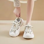 High-end chunky sneakers for women, 2025 autumn Korean style, fashionable, comfortable, breathable mesh, height-increasing - Image 2