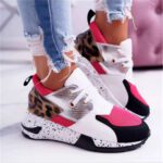 2025 Spring/Autumn New Korean Style Color Block Casual Sports Women's Shoes Thick Sole Fashionable Versatile Travel Plus Size Single Shoes - Image 2