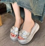 2025 New Fashionable, Simple, Versatile, Platform Sandals for Summer, Soft Sole, Feels Like Walking on Clouds, One-Strap Sandals - Image 2