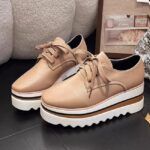 Korean style versatile and fashionable lace-up flats style textured upper - Image 5