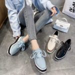 New Women's Fashionable and Versatile Platform Shoes with Thick Sole - Image 6