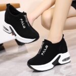 Women's Wedge Heel Shoes, Summer/Autumn 2025 Style, Popular and Versatile Korean Style, Thick Sole, Casual Sports Travel Shoes - Image 4