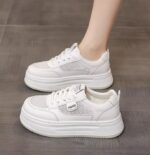 Women's Breathable Mesh Sneakers with a "walking on clouds" Feel - White Sneakers 2025 New - Image 5