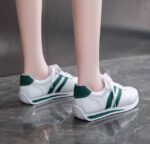 2025 New Plus Size Comfortable Leather Fashion Platform Shoes, German Style, Soft Sole, Breathable, Retro White Shoes for Women - Image 2