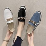 Women's platform closed-toe Shoes British style - Image 2