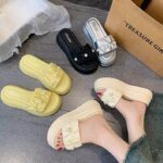 2025 New Fashionable, Simple, Versatile, Platform Sandals for Summer, Soft Sole, Feels Like Walking on Clouds, One-Strap Sandals - Image 6