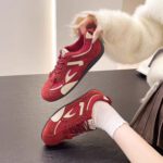2025 New Breathable Autumn/Winter Versatile German Training Flat Sports Casual Sneakers Retro Women's Shoes Personalized Racing Shoes - Image 2