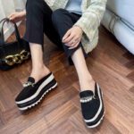 2025 Hot Selling New Style Half-Slip Platform Sandals, Versatile for Outerwear, Backless Slip-On Shoes for Women - Image 4