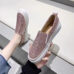 2025 Spring/Autumn New Fashionable Round Toe Deep Mouth Slip-on Single Shoes Women's Versatile Commuting and Outerwear Platform Loafers - Image 8