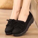 2024 Spring/Autumn Old Beijing Cloth Shoes, Platform Sole, Thick-Soled Women's Single Shoes, Shallow Mouth, Breathable, Round Toe - Image 6