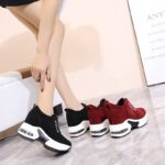 Women's Wedge Heel Shoes, Summer/Autumn 2025 Style, Popular and Versatile Korean Style, Thick Sole, Casual Sports Travel Shoes - Image 3