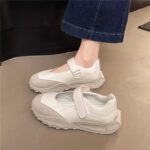 2025 New Niche Design Velcro Mary Jane Shoes for Women, Summer Retro Soft Sole Silver Versatile Platform Shoes - Image 7