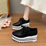 Korean style versatile and fashionable lace-up flats style textured upper - Image 8