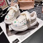 2025 New Embroidered Canvas Shoes, Thick-Soled Platform Casual Shoes, Sneakers - Image 3