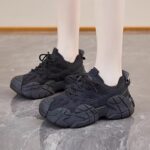 High-end chunky sneakers for women, 2025 autumn Korean style, fashionable, comfortable, breathable mesh, height-increasing - Image 4