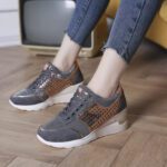 2025 New Style Foreign Trade Sports Shoes, Fashionable Heel-Increasing Plus Size Women's Shoes - Image 4