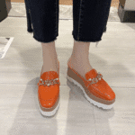 Women's platform closed-toe Shoes British style