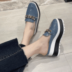 Women's platform closed-toe Shoes British style - Image 5